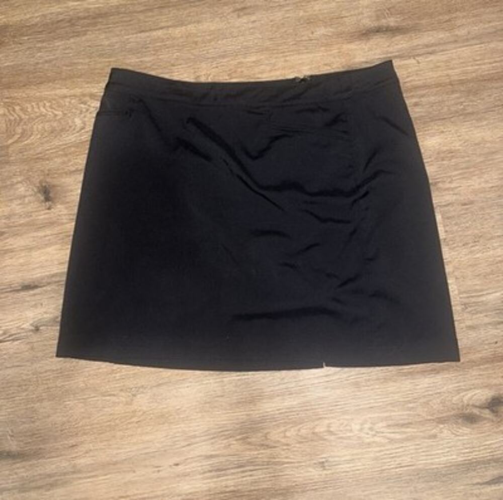 PGA TOUR Motionflux 360 Size 14 Black Golf Skort Active Stretch Shorts Skirt